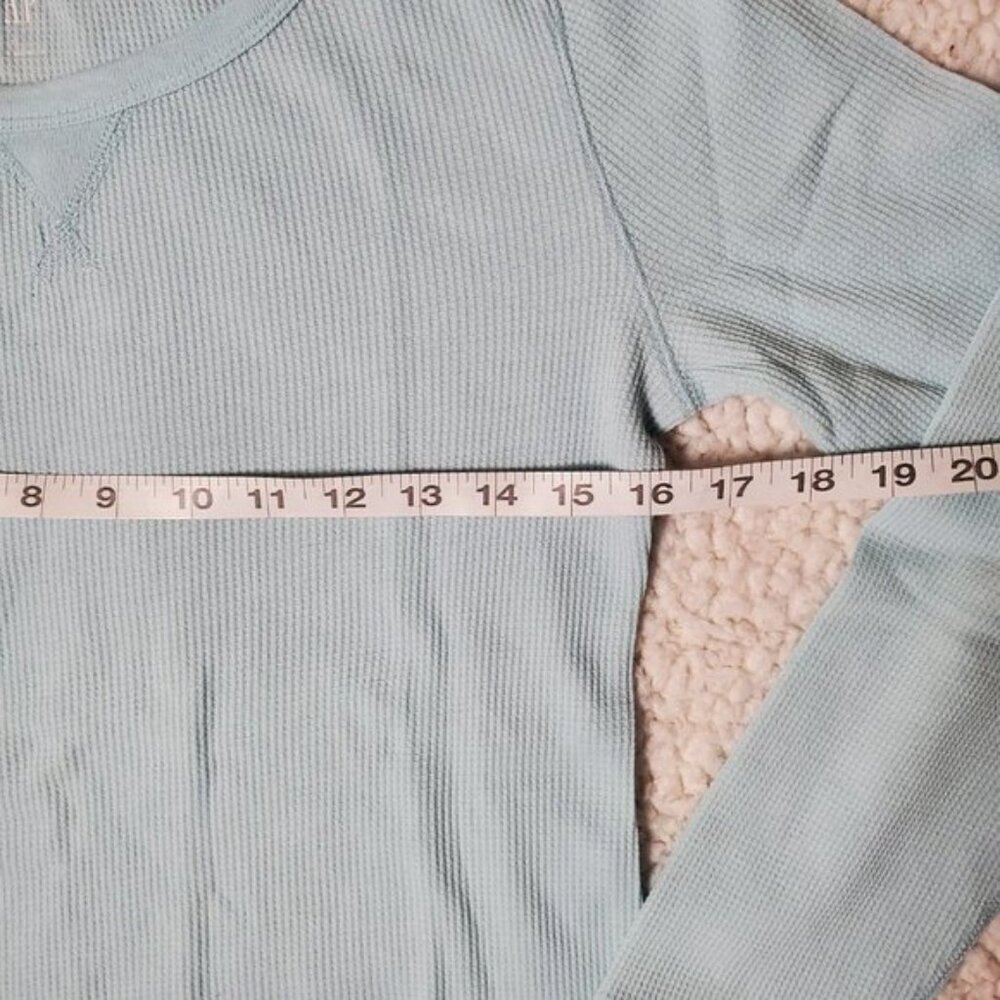 Gap Fit Womens Long Sleeve Tee XS Blue Lightweight Activewear Stretch Top - Picture 6 of 7